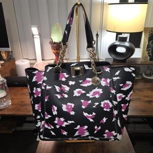 Juicy Couture Wild Things Leather Small Wing Tote Bag